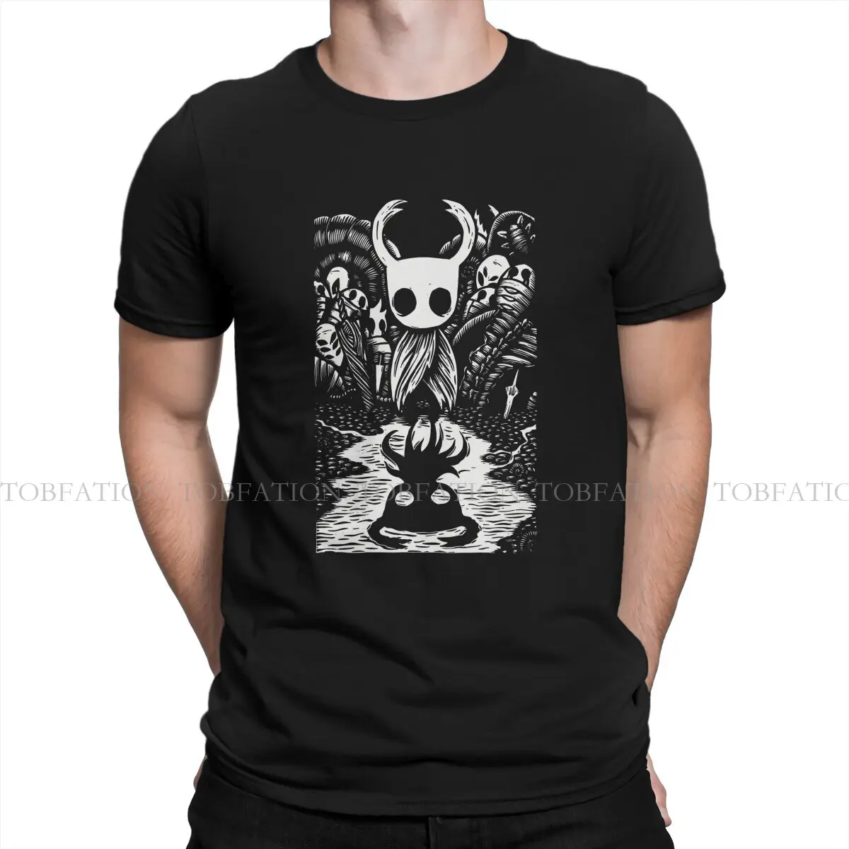 Graphic Art O Neck Tshirt Hollow Knight Hk Game Fabric Maglietta Originale Da Uomo Top Fashion Big Sale