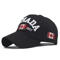Canada Dad Unisex Cotton Baseball Cap Maple Leaf Flag Cap Embroidered Unisex Cap Outdoor Sun Hats for Adult 1