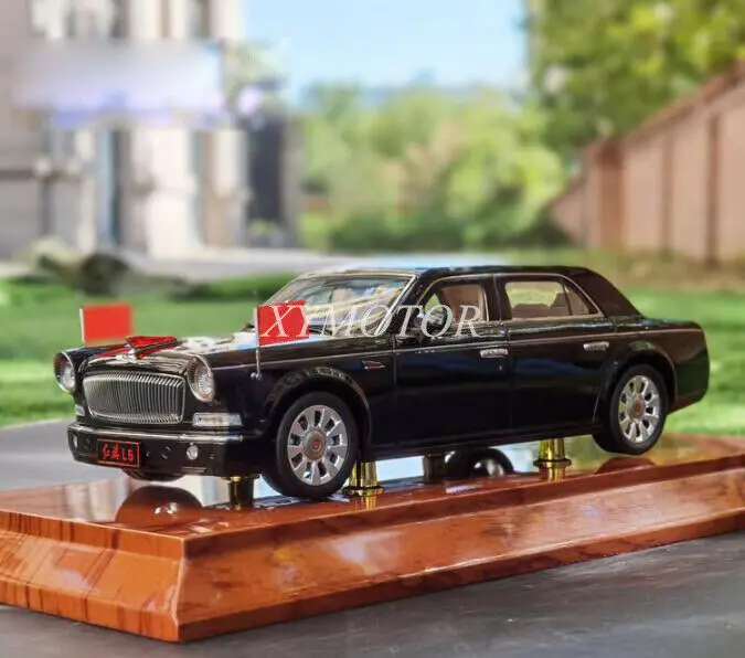 

1/18 For Red Flag Hong qi L5 diecast model car black Concierge car Toys Hobby Gifts Collection Ornaments Display