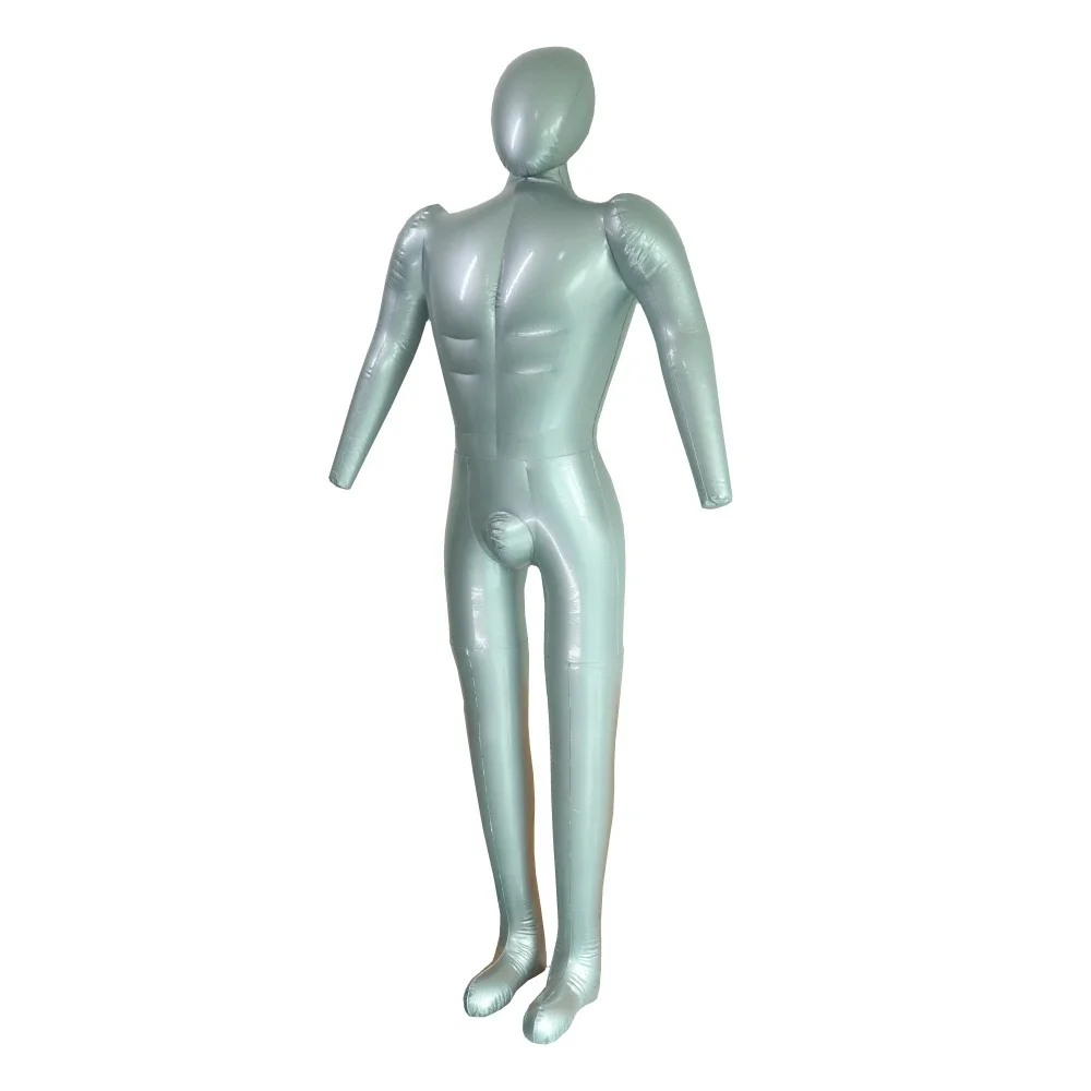 Nuovo uomo intero corpo con braccio manichino gonfiabile moda modello di torso fittizio - immagine 3
