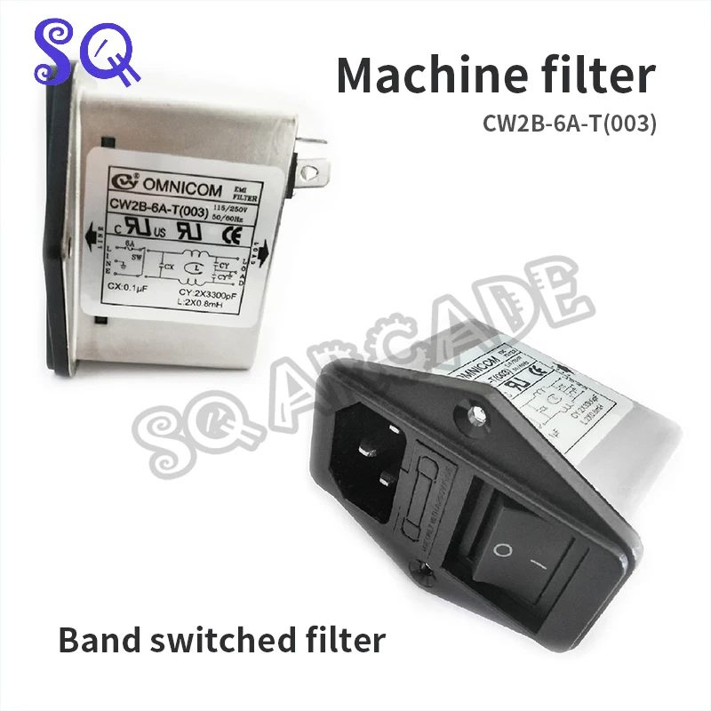 10A 115/250V AC EMI Filter for Arcade Machine arcade cabinet parts coin operated game machine accessories | Спорт и развлечения