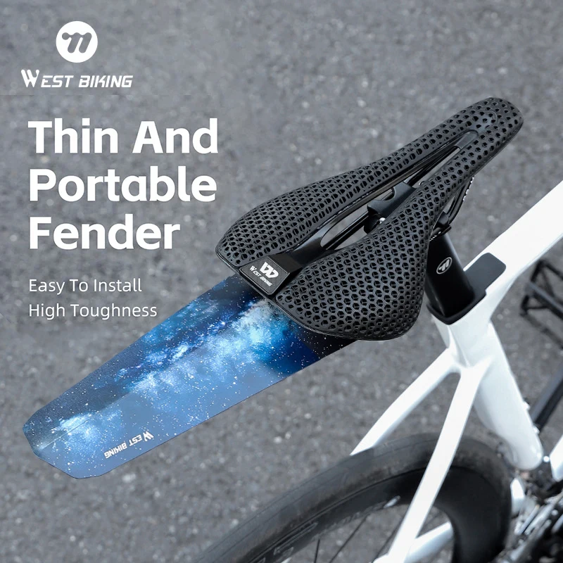 Bicycle Mudguard Rear Fender Road MTB Saddle Wings Mud Guard Quick Release Cycling Colorful Fender Bike Accessories bicycle fender