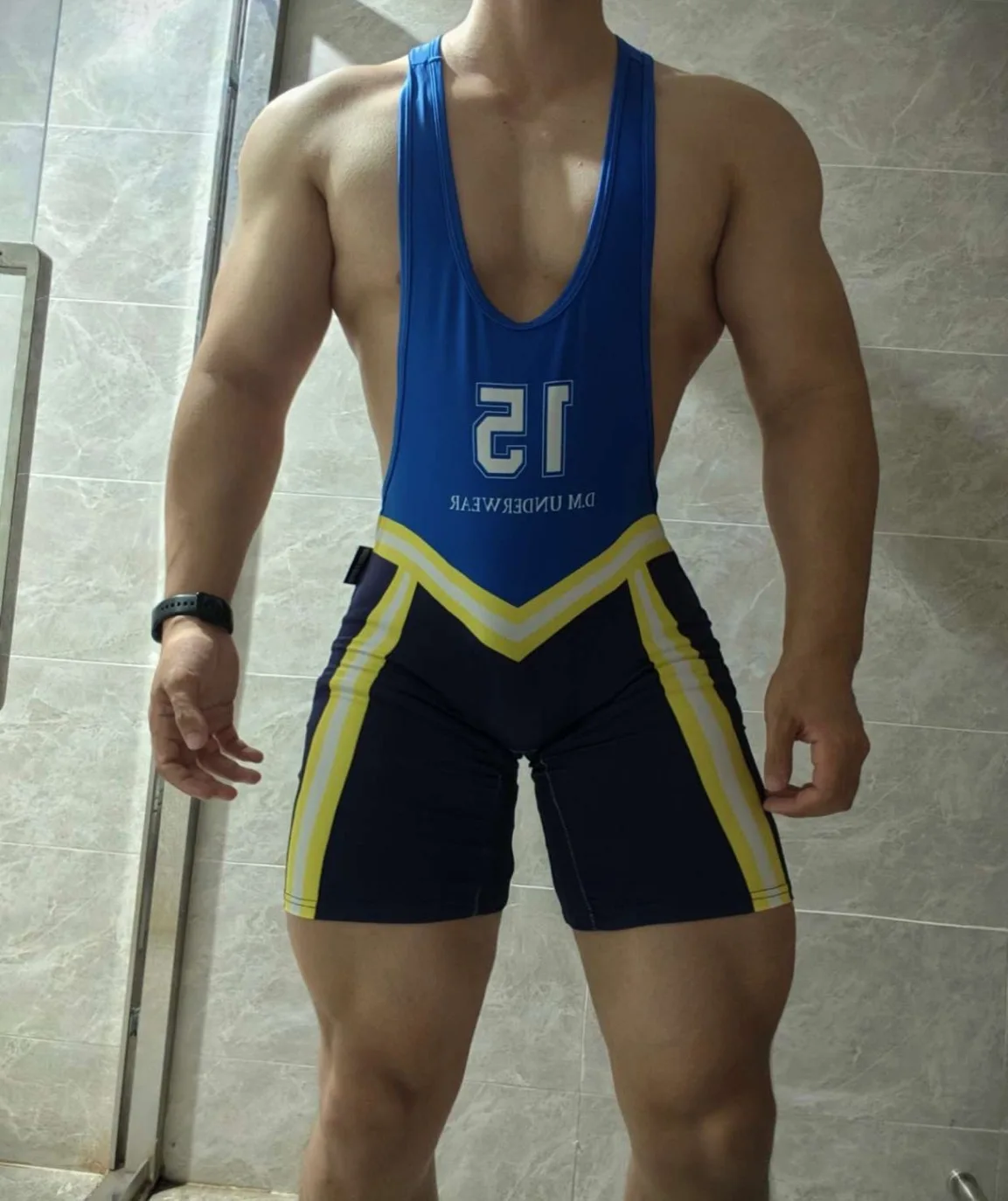 

1pcs Underwear Sport Wrestling Corset Bodysuit Men Shapewear Elasticity Man Party Suit