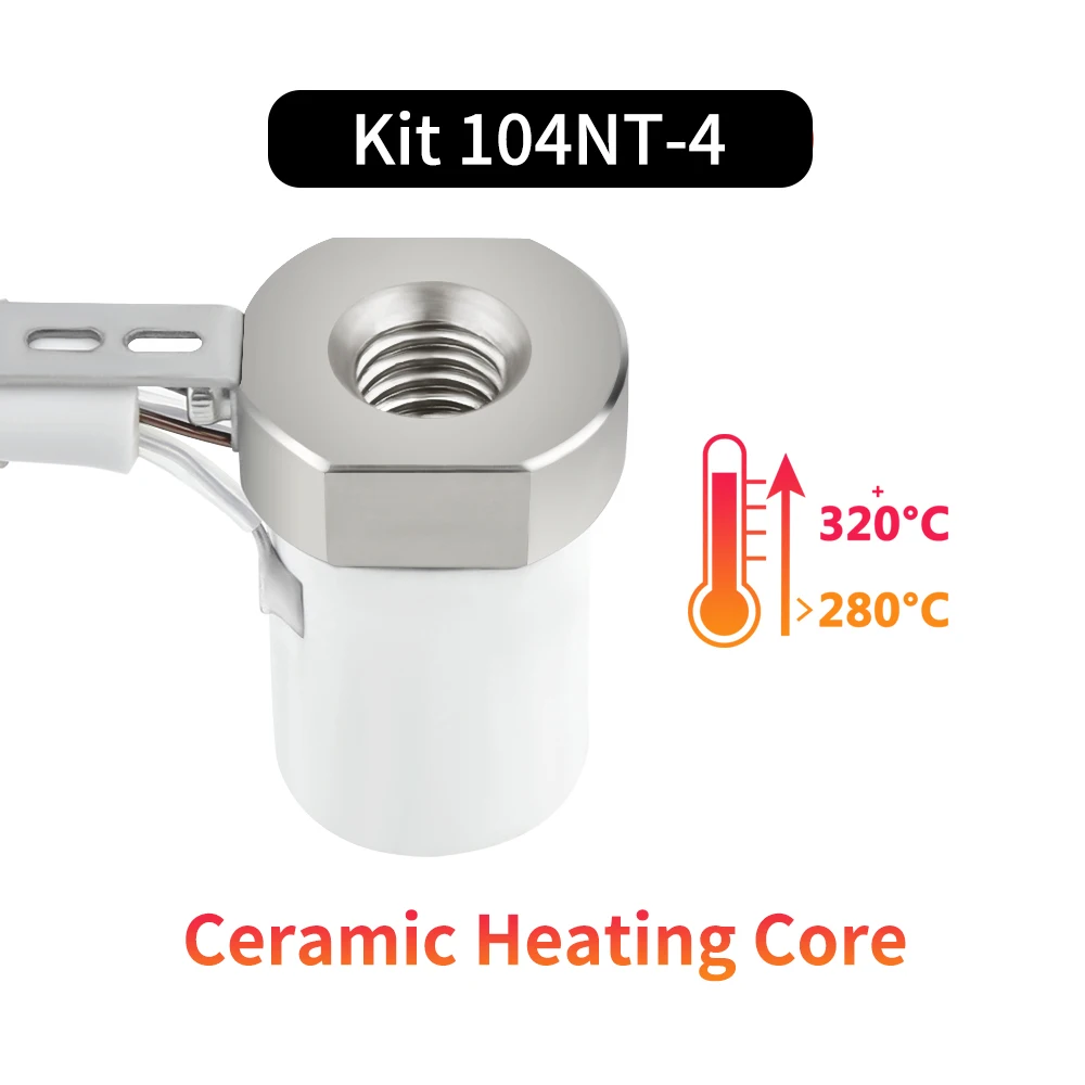 V6 PRO Hotned 115W High Power 24V Ceramic Heating Core Copper plated Volcano Nozzle Bimeta V6 Throat Hotend For Ender3 CR10 Mk3S