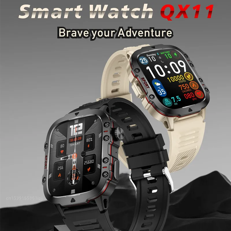 Ʈ ð QX11  1.96 ġ HD  ũ  ȭ  SOS     ƮϽ ƮĿ Smartwatch