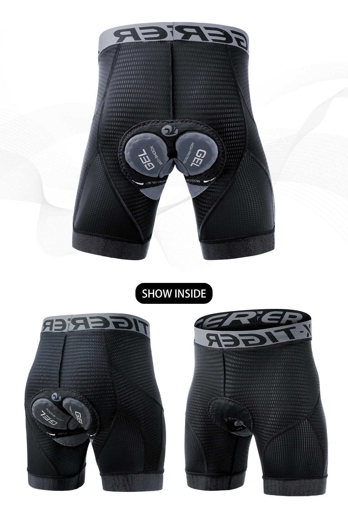 Cycling Shorts Breathable Mesh