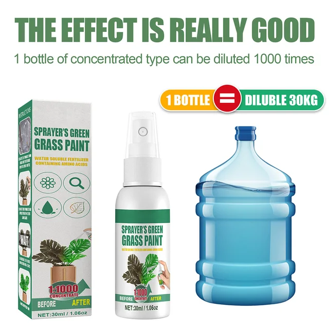 30 Ml Kerti Növényi Javító Permetező Növény Zöld Spray -Festék Kertész Szerszám Cserepes Levél -Ügynök Reparador De Hoja Verde - Image 4