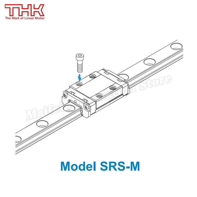 오리지널 THK SRS15M SRS15GM 블록 SRS15M1UU SRS15MUUC1 SRS15GMUU 선형 가이드 슬라이더, 스테인레스 스틸 미니 슬라이더