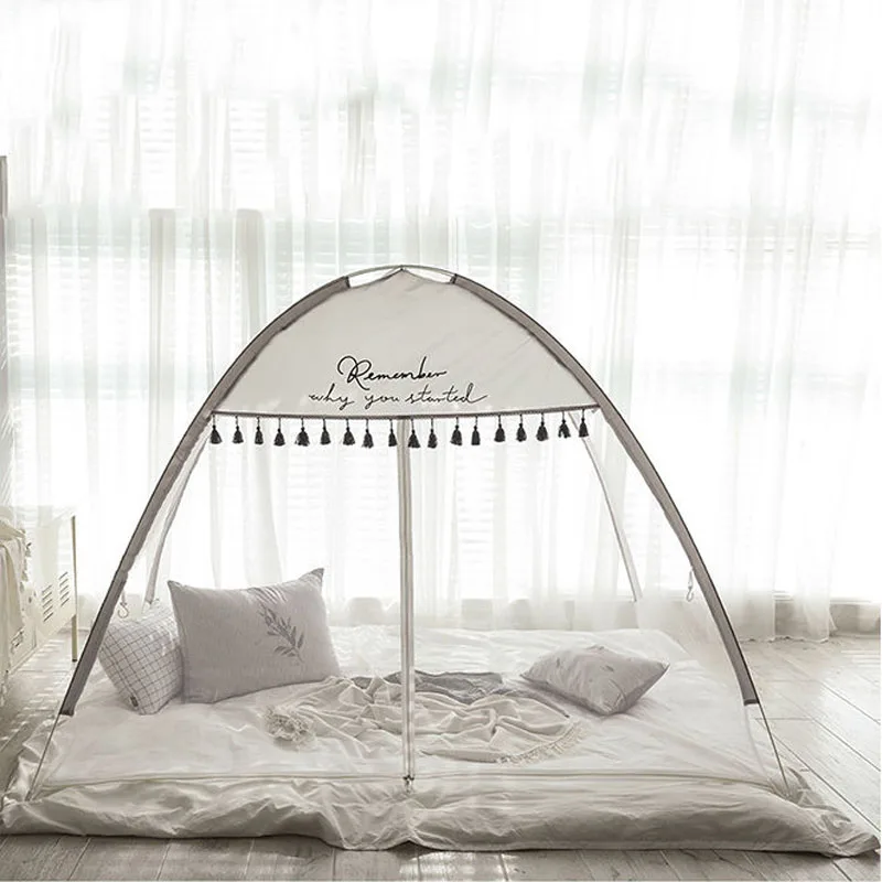foldable-bottomless-yurt-children's-mosquito-net-free-installation-baby-mosquito-net-single-door-double-door-crib-mosquito-net