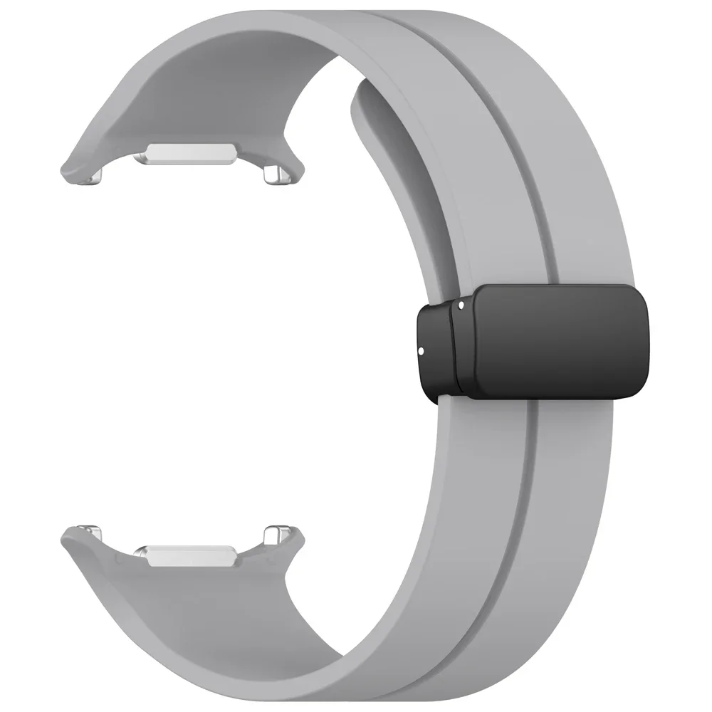 Magnetic Folding Buckle Sport Silicone Watch Strap Bracelet