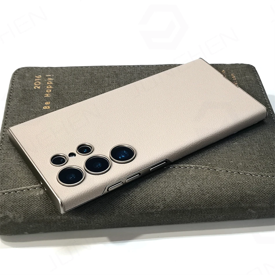 Luxury Business Ultra-Thin Leather Curved Case - Shockproof and All-Inclusive Design