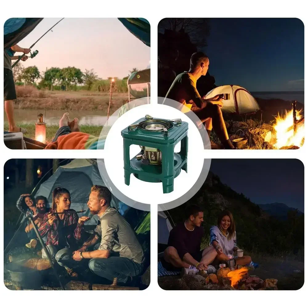 Kerosene Stove Iron Cooking Stove Kerosene Burner Mini Camping Stove Camping Picnic Gear Outdoor Heaters for Cooking Travel BBQ