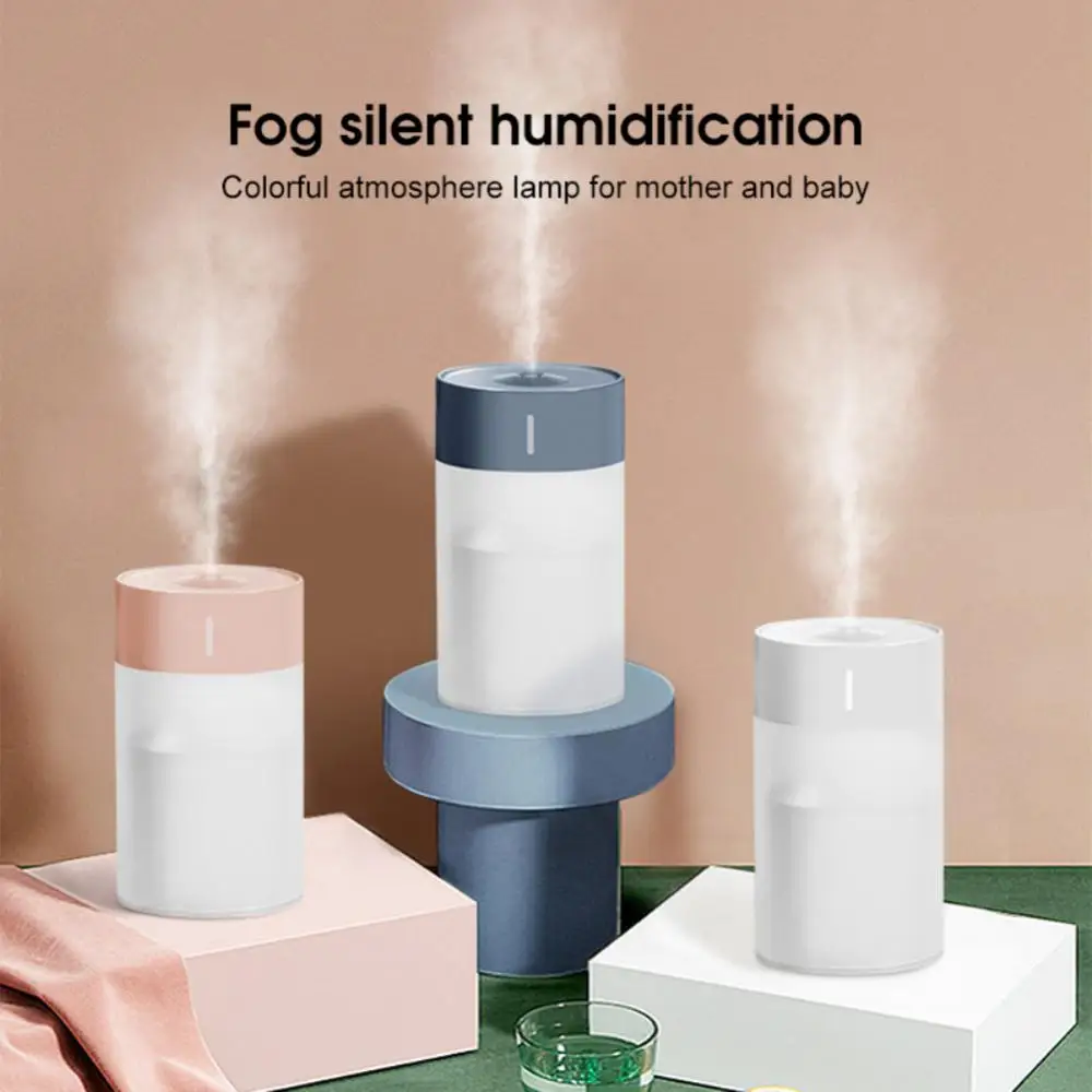 Intelligent Aromatherapy Humidifier Mini Ultrasonic Portable Car Humidifier Large Capacity With Led Lamp