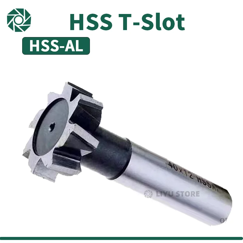 T Slot Milling Cutter Metal HSS Woodruff Key Seat Router Bit Thickness 1-12mm Diameter 8-50mm