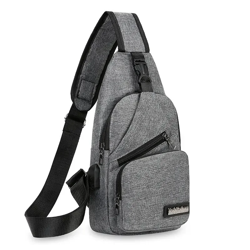 Men’s Crossbody Chest Bag – Large Capacity Travel Shoulder Backpack for Outdoor Sports & Fashion 2