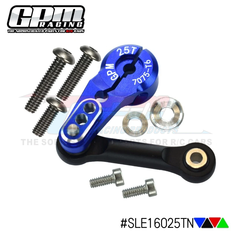 

TRAX 1/8 сани Из Алюминиевого Сплава 7075-T6 серворычаг + Тяговый стержень набор/серебряный край