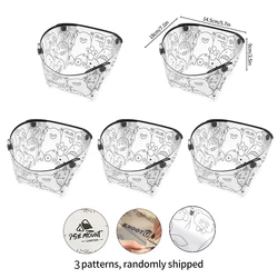Portable Outdoor Camping Tableware Set: Lightweight Foldable Bowls, Plates, Cups, and Coffee Filter (5pcs bowl)