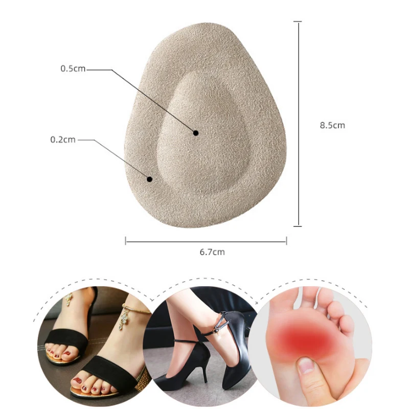 Foot Cushions Tcare 1Pair Ball of Foot Cushions Foot Care Inserts Insoles Support Neuroma Runners Metatarsalgia Gel Pad Rapid Pain Relief foot cushions