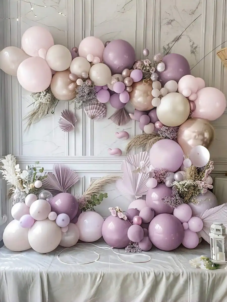 84/101/202-teiliges Ballonset, geeignet für Geburtstagsfeiern, Jubiläen, Abschlussfeiern, Brautpartys, Valentinstag – Detail 7