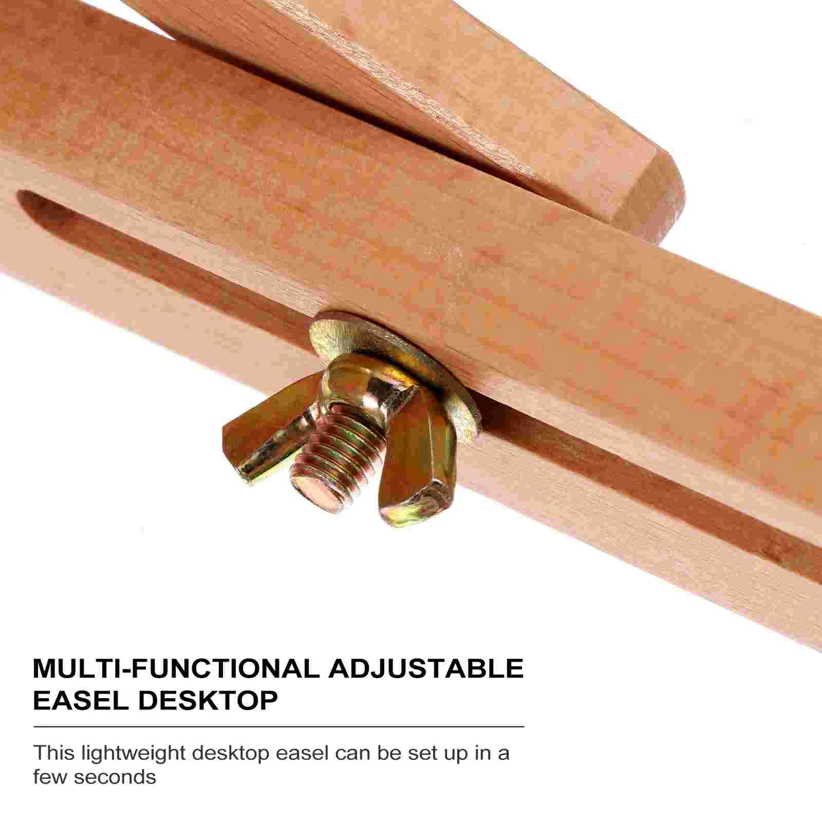 4K 나무 드로잉 보드, 조정 가능한 드로잉 테이블 책상 이젤, 접이식 나무 탁상 아티스트 이젤 페인팅 미술 용품