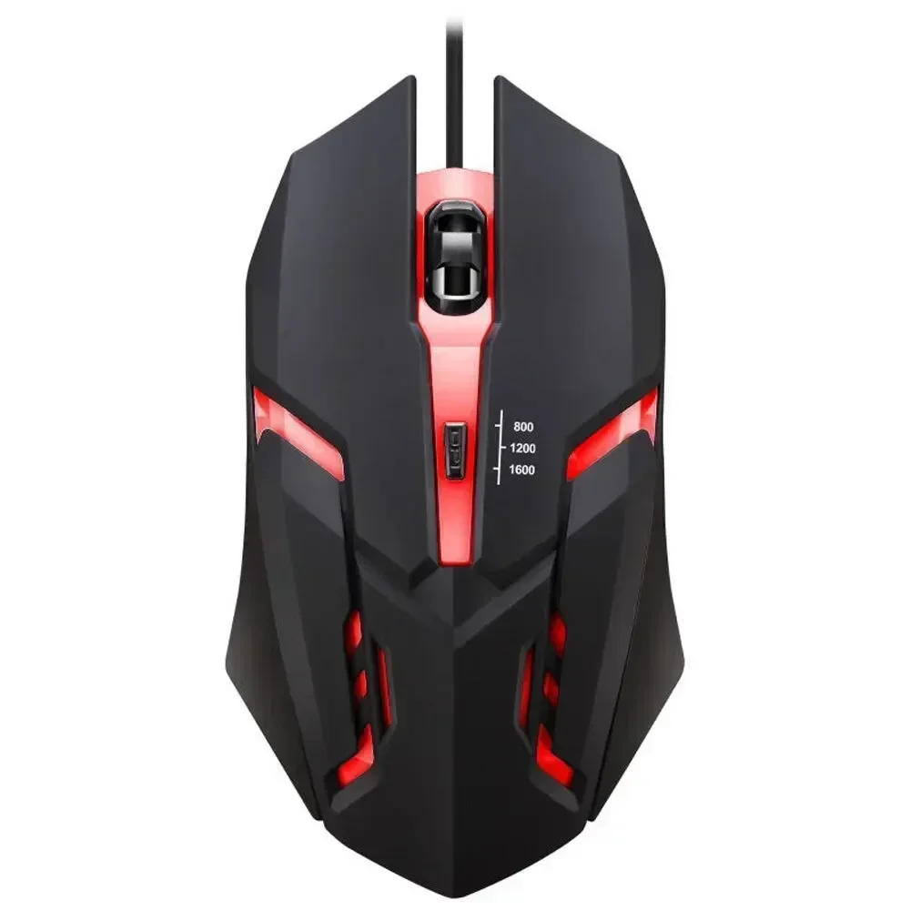 Premium Ergonomic RGB Backlit Gaming Mouse with USB Connectivity and 4 Buttons