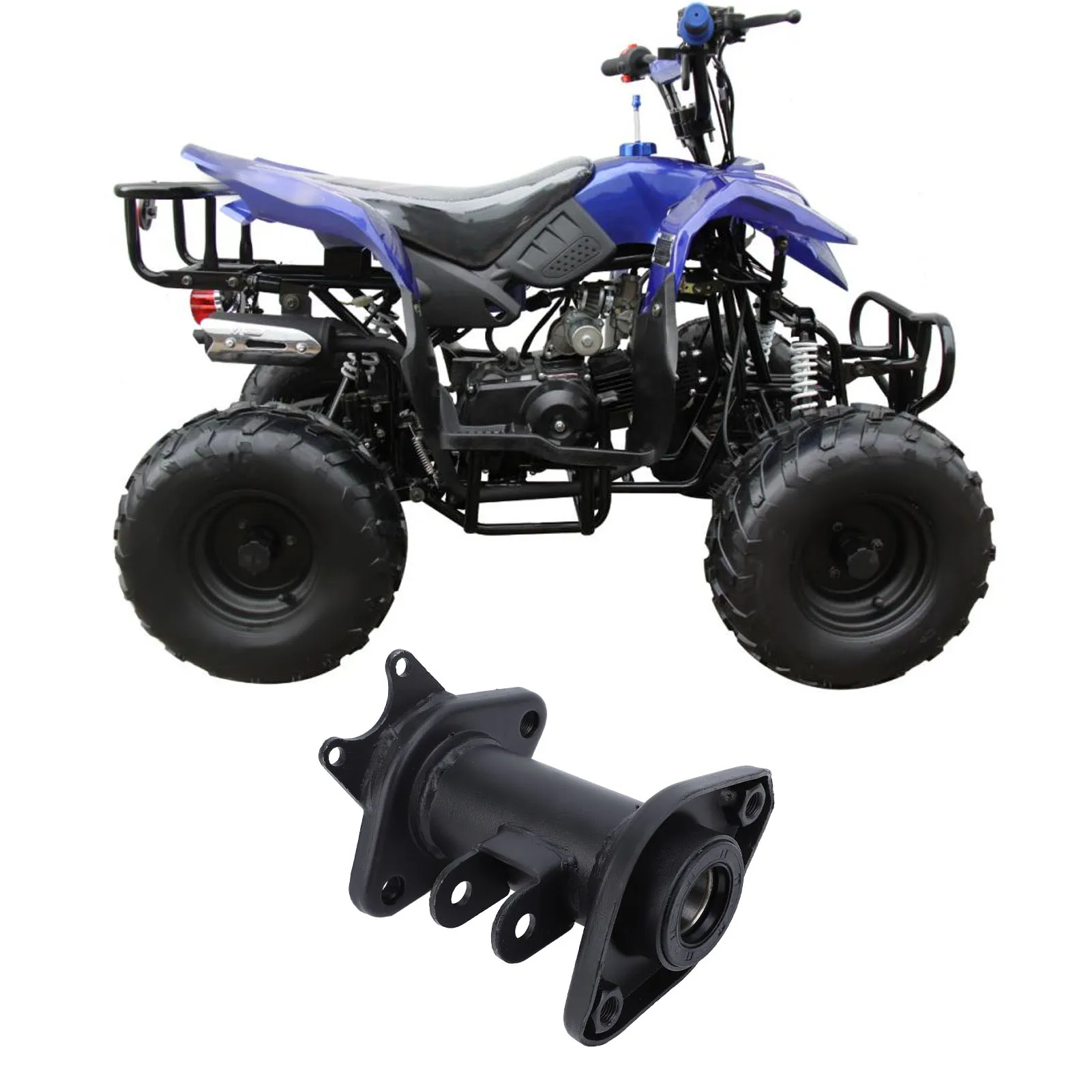 110 150 200cc ATV 고카트 쿼드 바이크용 리어 액슬 베어링 캐리어 허브 OEM 교체품 고강도 하중 용량 충격 흡수