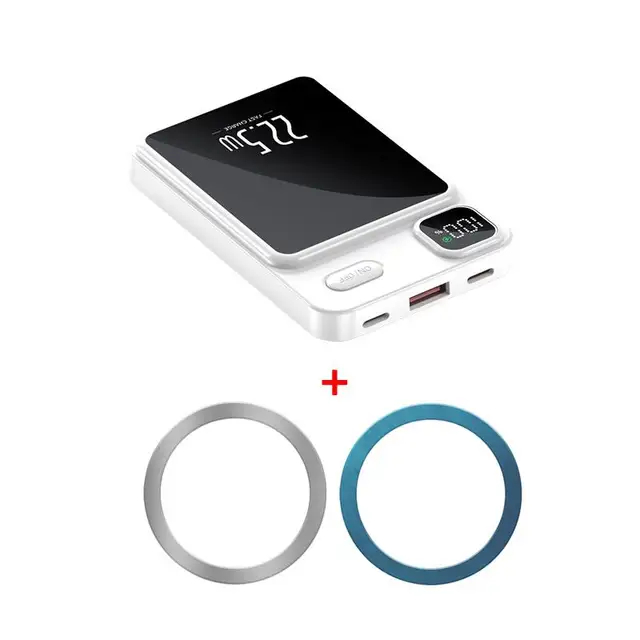 AAA+ 200000mAh 15W Magnetic Wireless Power Bank For iPhone Huawei 22.5W Two-way Super Fast Charging Type C External Battery