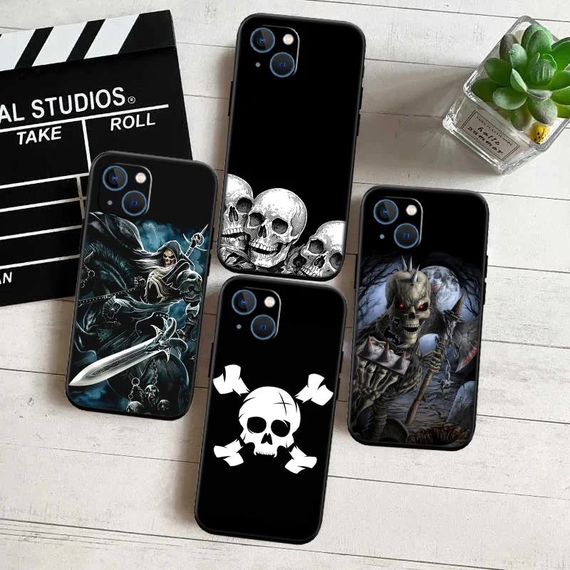 Skeleton Skull Design Phone Case
