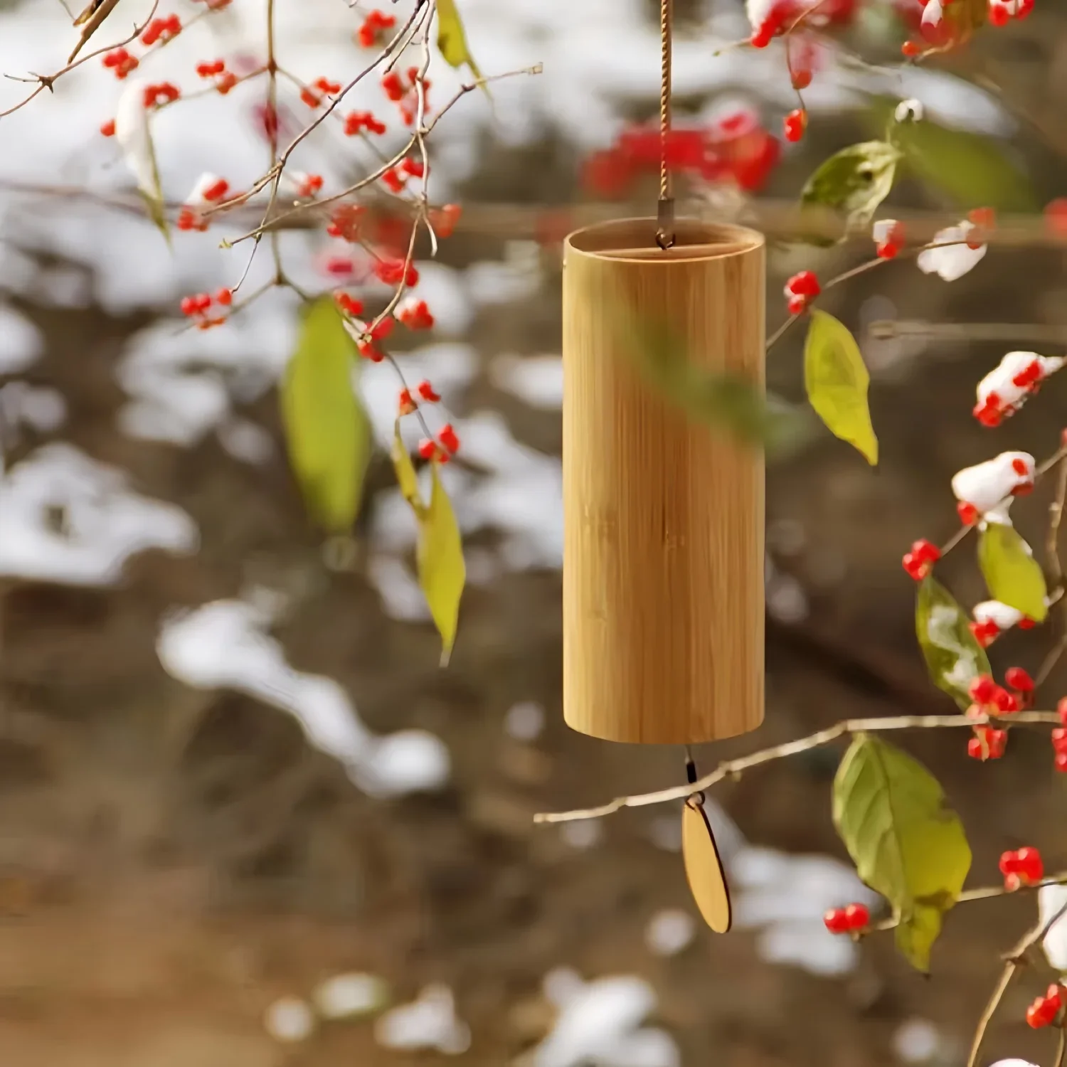 Bamboo Wooden Wind Chimes for Outdoor Garden Patio Home Decoration Meditation Relaxation bamboo wind chimes meditation chimes energy chimes