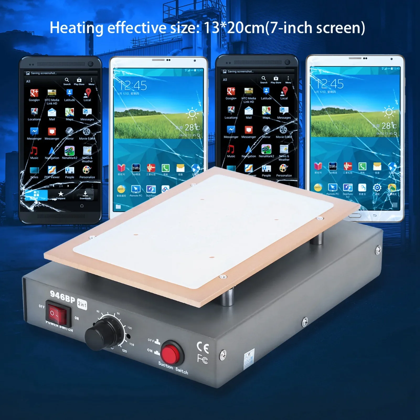 7" LCD Touch Screen Separator Machine for Cellphone Repair