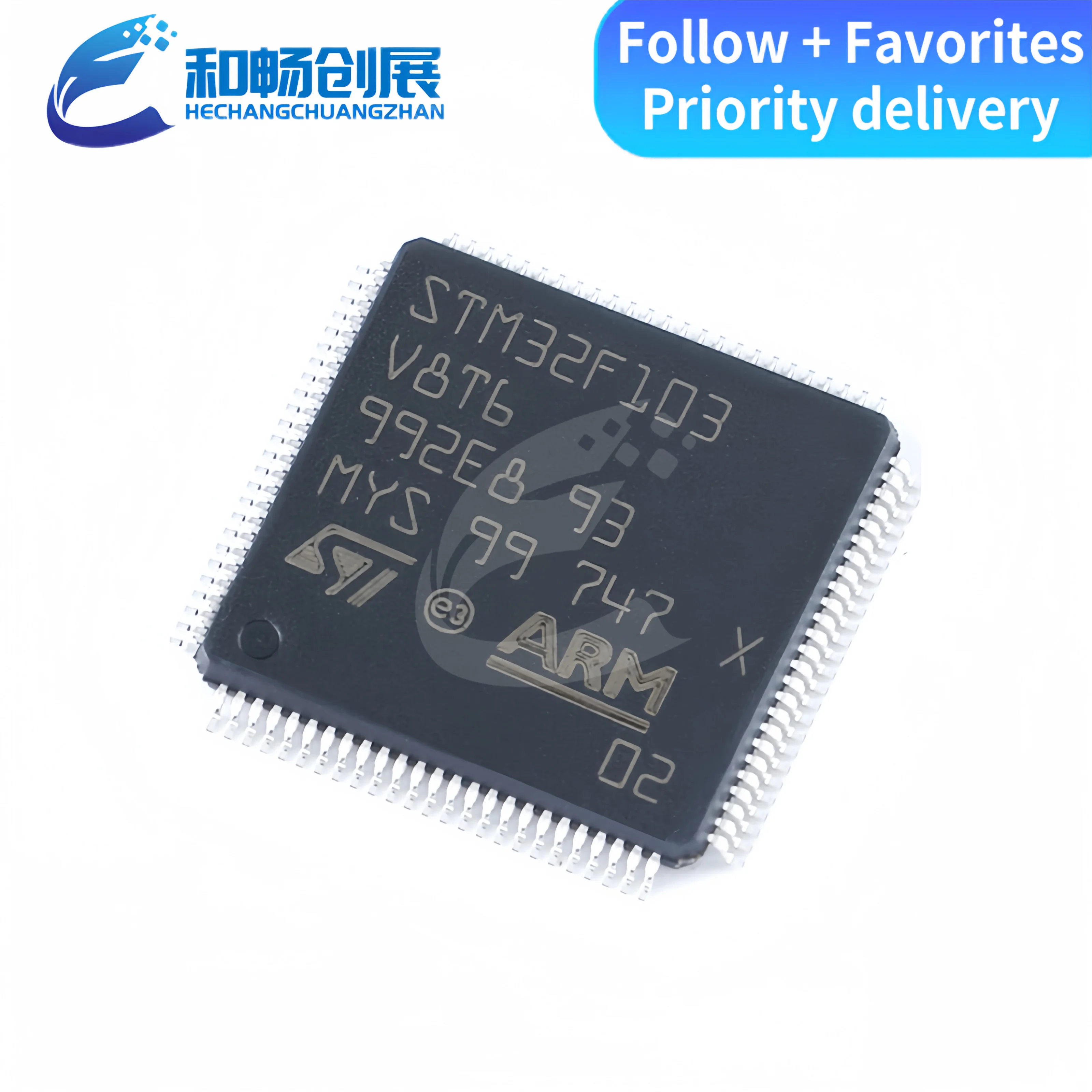 

Новый оригинальный STM32F103V8T6 LQFP-100ARM 32-битный микроконтроллер-MCU