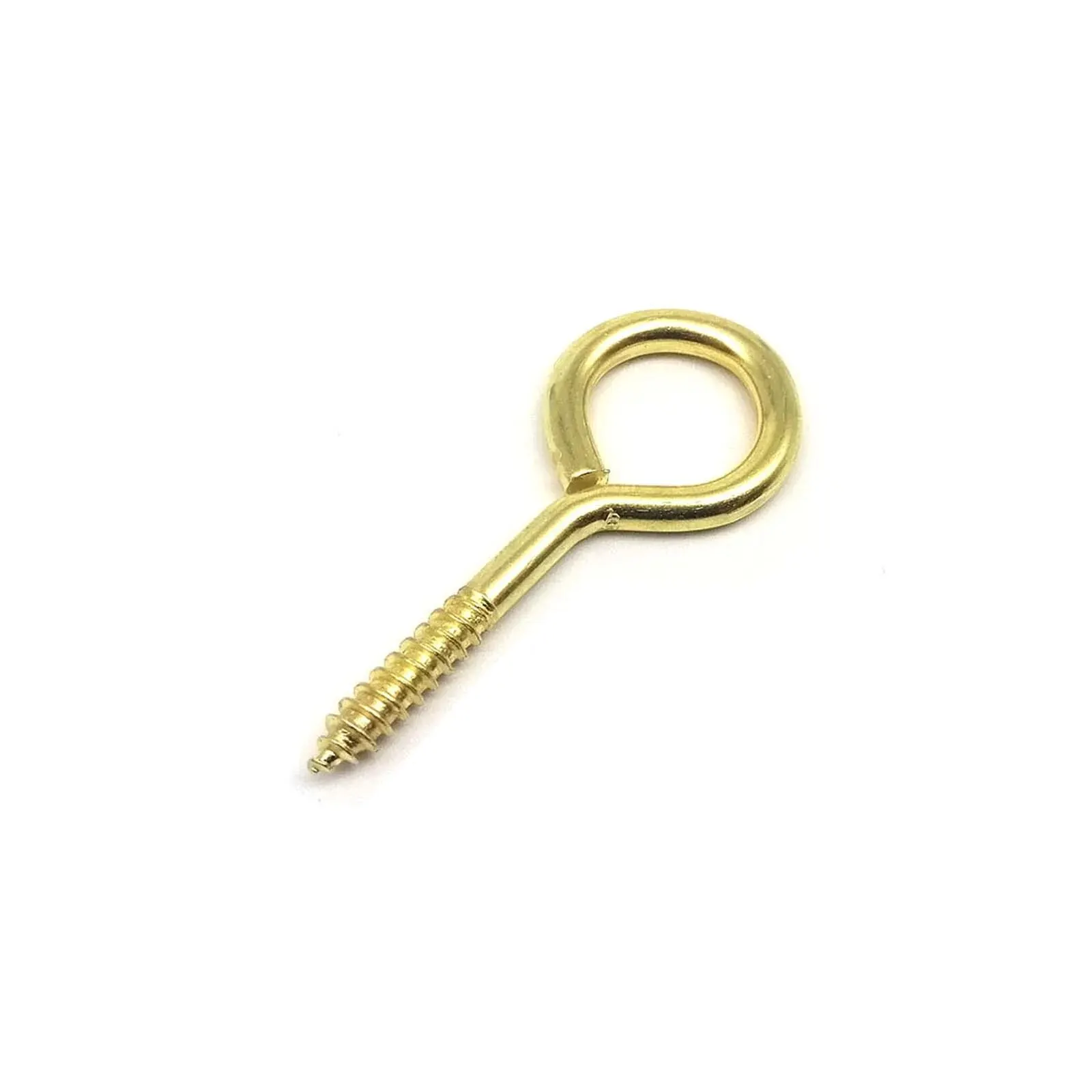 130pcs/box 4 Sizes Eyescrew Eye Screw in Clasp Hanger Close O Ring Hook for Picture Lamp Light Cabinet RV Tool Curtain Net Wire