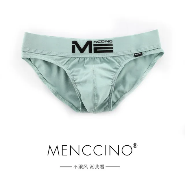 Low Waisted Young Men's Underwear Sexy Convex Pouch Briefs Trendy Tight