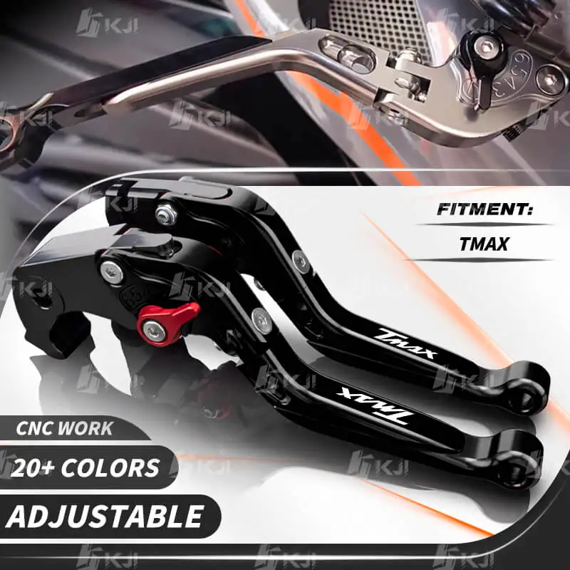 

For Yamaha TMAX 560/530/500 Tech Max Clutch Lever Brake Lever Set Adjustable Folding Handle Levers Motorcycle Accessories Parts