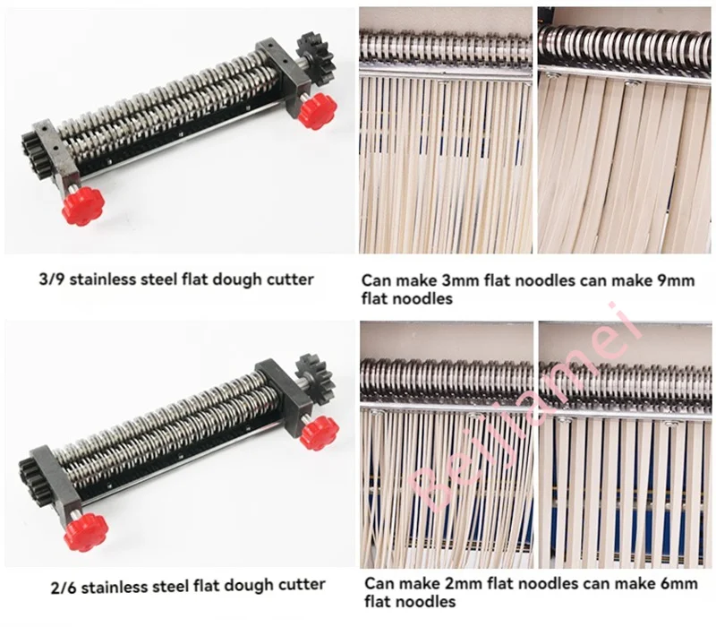 Description Picture 4 of itemElectric Household Pasta Maker Automatic Noodle Making Machine Dough Pressing Spaghetti Making 2-in-1 Stainless Steel
