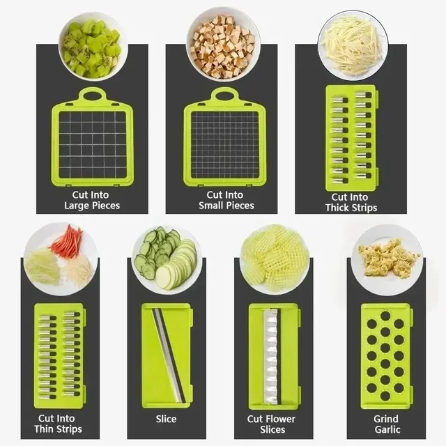 16-in-1 Multifunctional Vegetable Chopper and Slicer 5