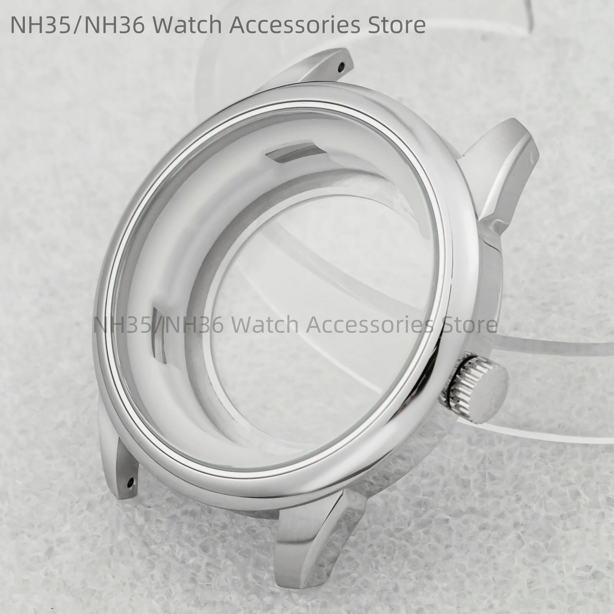 42.7mm Stainless Steel Watch Case with 5ATM Waterproofing