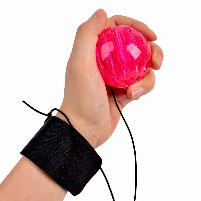Light up Wrist Balls With Elastic String Flashing Wristband Toys Led Return Ball for Birthday Halloween Christmas