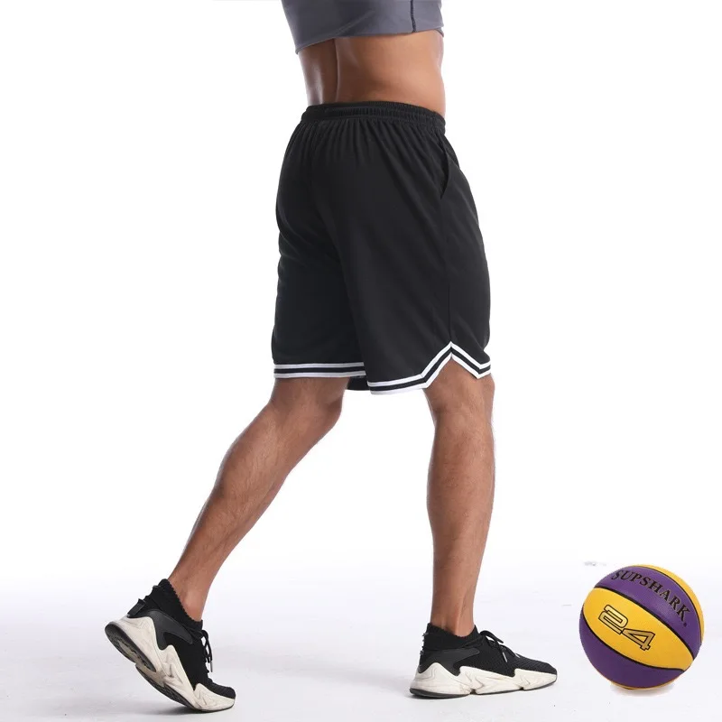 1pcs Men Summer Sports Training Shorts Casual Loose Breathable Fitness Running Speed Drying  American Five Point Shorts 4