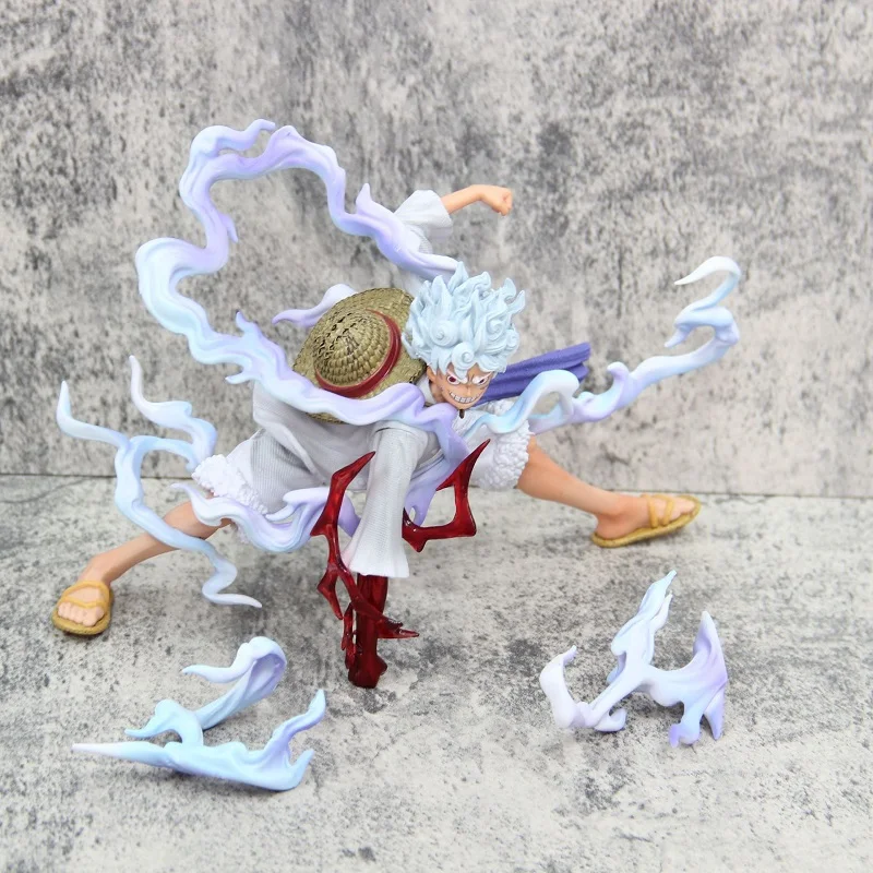 Figurine One Piece Nika Luffy Gear 5 Sun God