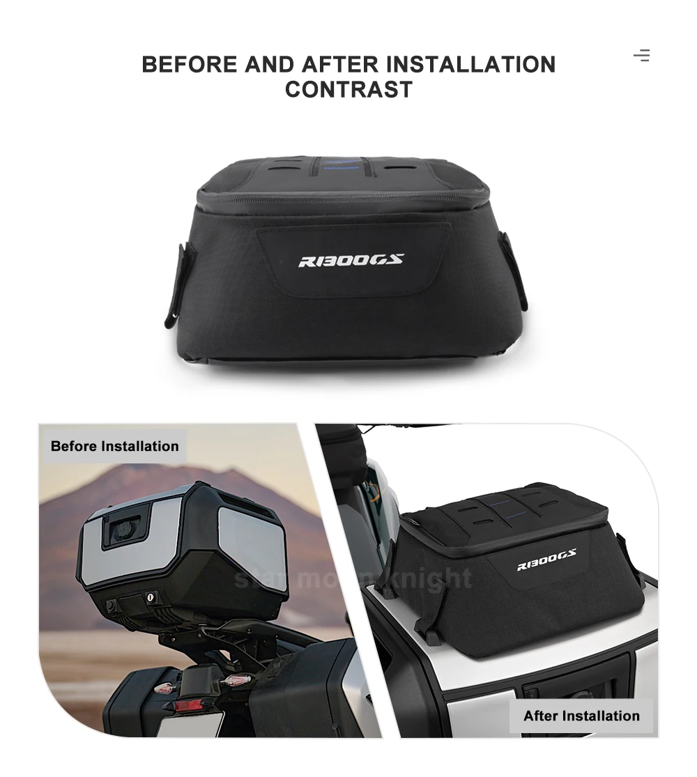 Motorrad Zubehör Für BMW R1300GS R1300 R1300GS Vario Top Case Tasche GS1300 Top Box Tragbare Reise Wasserdichte Werkzeug Taschen – Detail 5