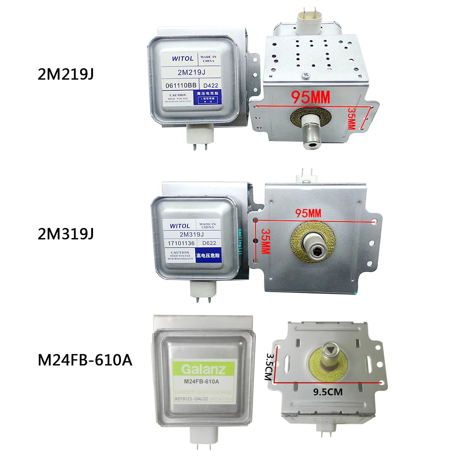 2M219J 2M319J M24FB 610A 용 전자 레인지 마그네트론 (100% 신품)| | - AliExpress