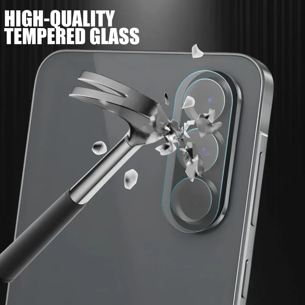 Premium Tempered Glass Camera Lens Protector - Ultra HD Rear Lens Protective Film (1-5 Pack)