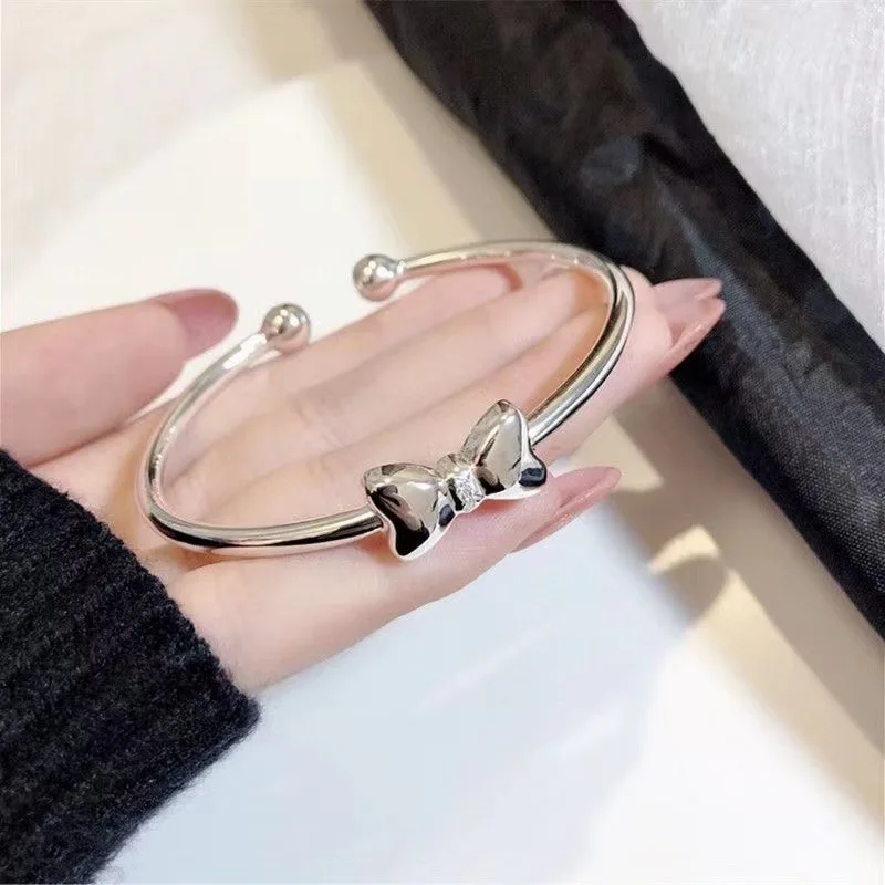 Fashion Jewelry Punk Open Adjustable Arrow Cuff Bracelets for Women Fashion Simple Gothic Wrist Bow Heart Feather Bangles Gift Jewelry