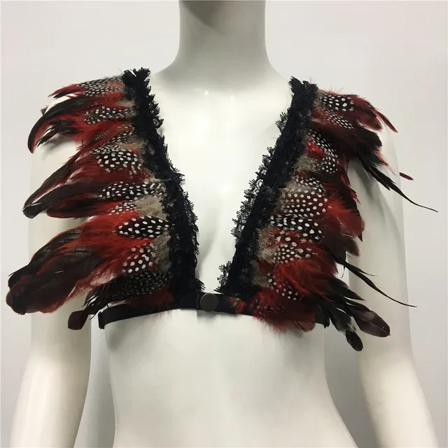 Women's Body Harness Bra Plus Size Hollow Fashion Metal Chain Bra Punk