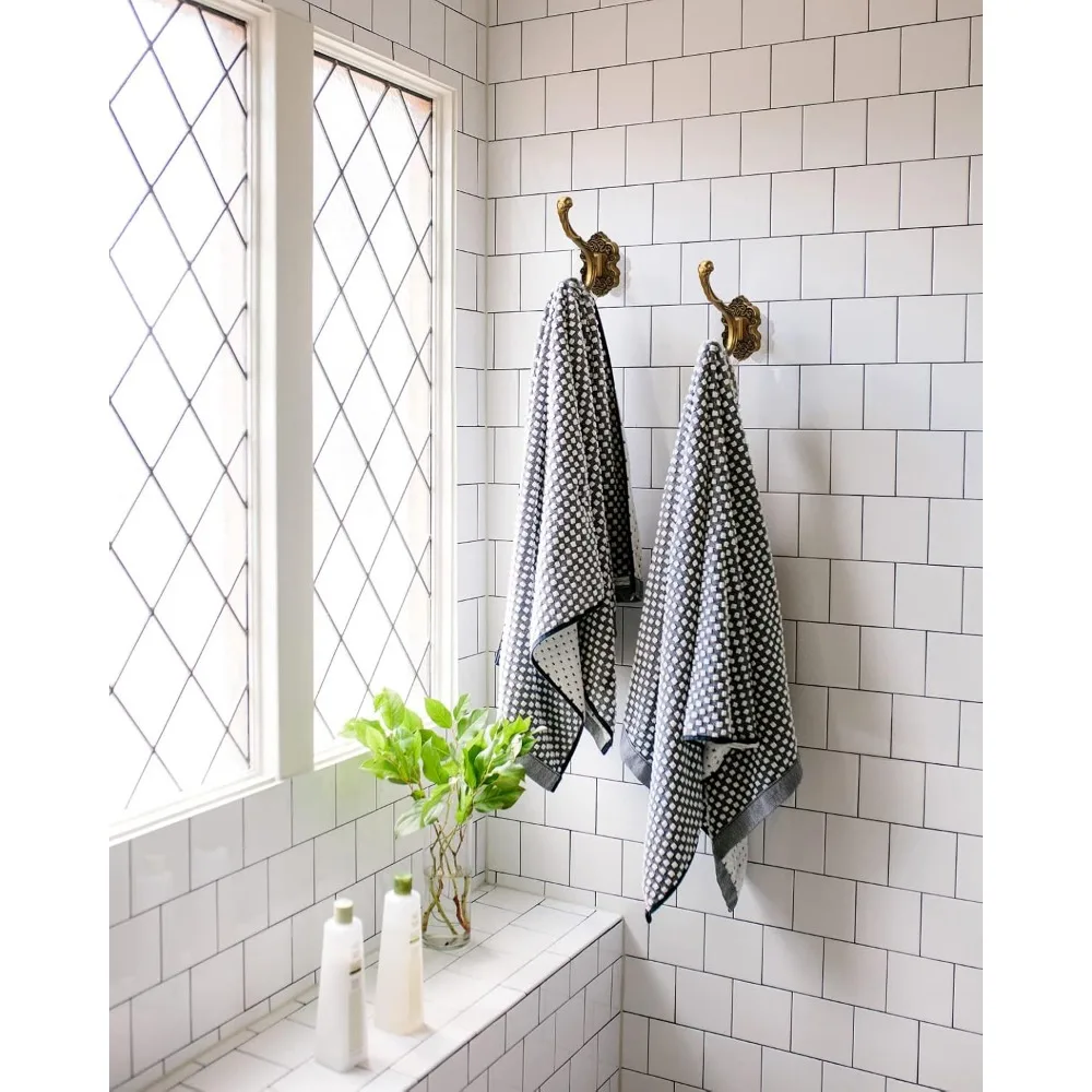 Antique Brass Coat Hooks – Heavy Duty Wall Mounted – Vintage Decorative for Coats, Towels, Keys & Purse – Rust Resistant & Easy