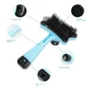 Pet hair removal brush Cat hair removal dog hair cleaner One click hair removal massage comb 3