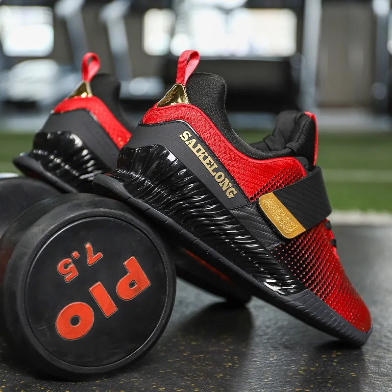 New Professional Men's High-quality Weightlifting Shoes Indoor Fitness Training Shoes Non Slip Squatting Weightlifting