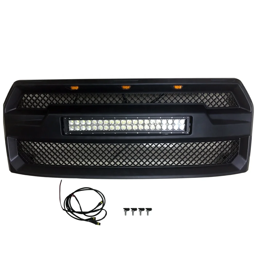 

F102 front grille with led light for Ford-150 to Raptor 2015-2017