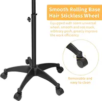 Chariot roulant professionnel pour coiffeur, outil d'extension de cheveux, beauté réglable, parfait, recommandé, outils d'escalade 4
